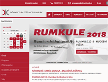Tablet Screenshot of dkrumburk.cz